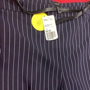 Forever 21 pinstripe ankle pants
